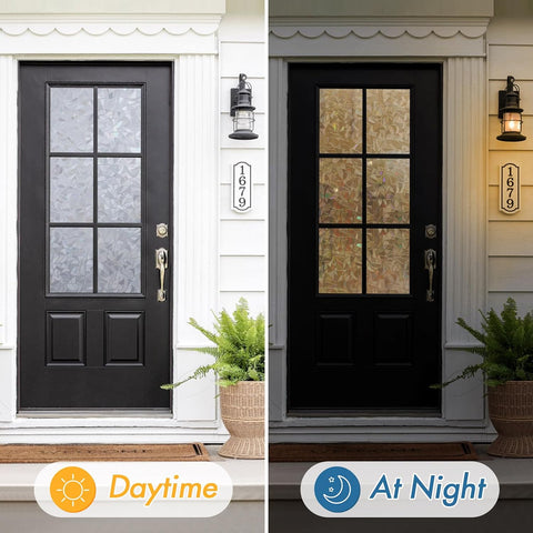 Haton Silver Rainbow Window Semi-Privacy Film