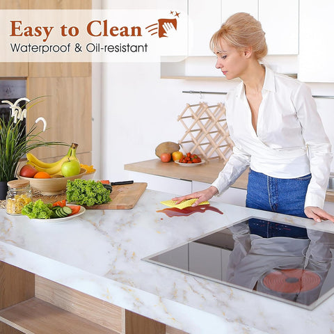 Haton Matte Removable Self Adhesive Waterproof Granite Wall Paper