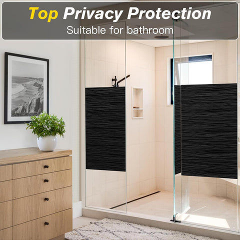 Haton Wave Pattern Blackout Window Film