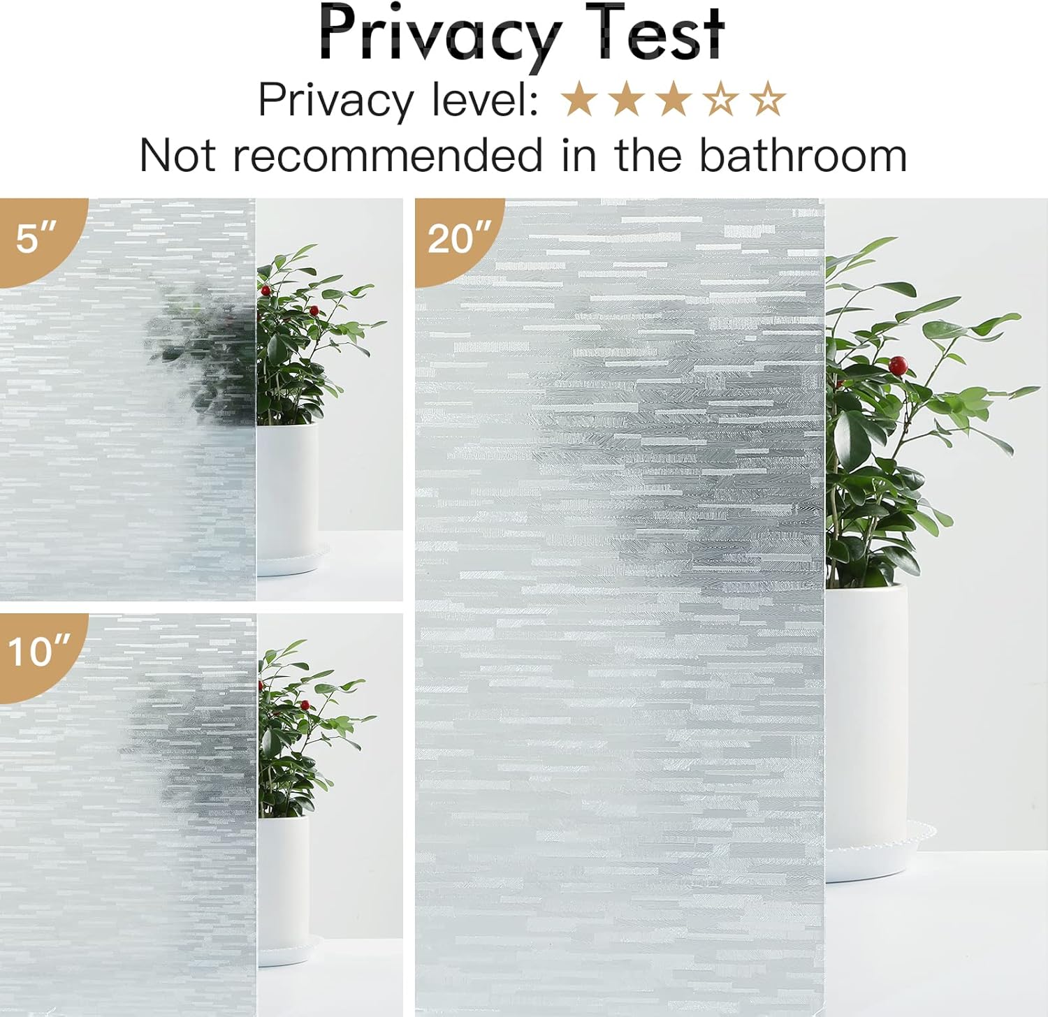 Haton Pattern Pure  Frosting Opaque Coverings